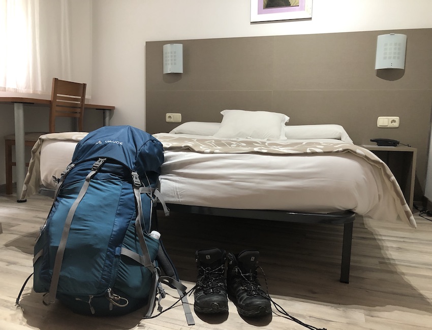 Are you still a pilgrim when you sleep in hotels?